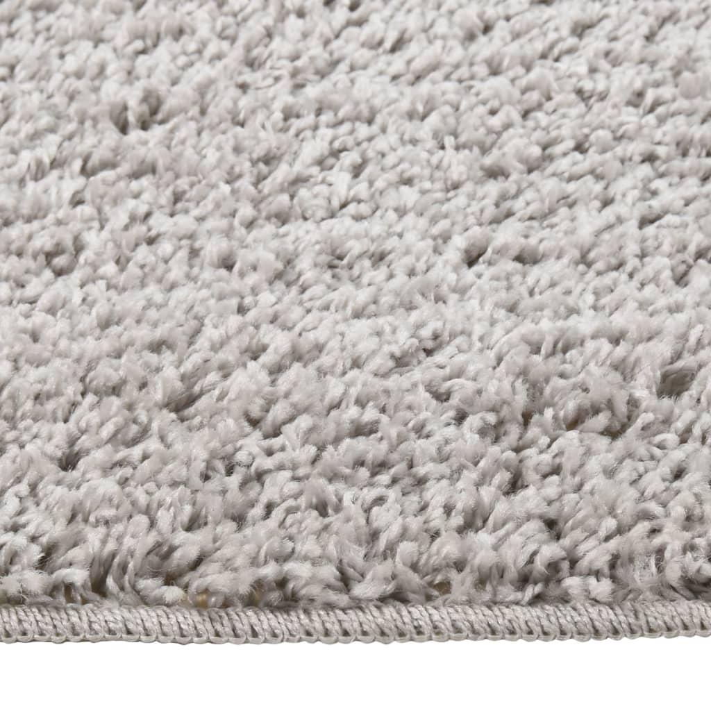 Vidaxl Rug Shaggy Anti-Slip 120x170 cm lysegrå