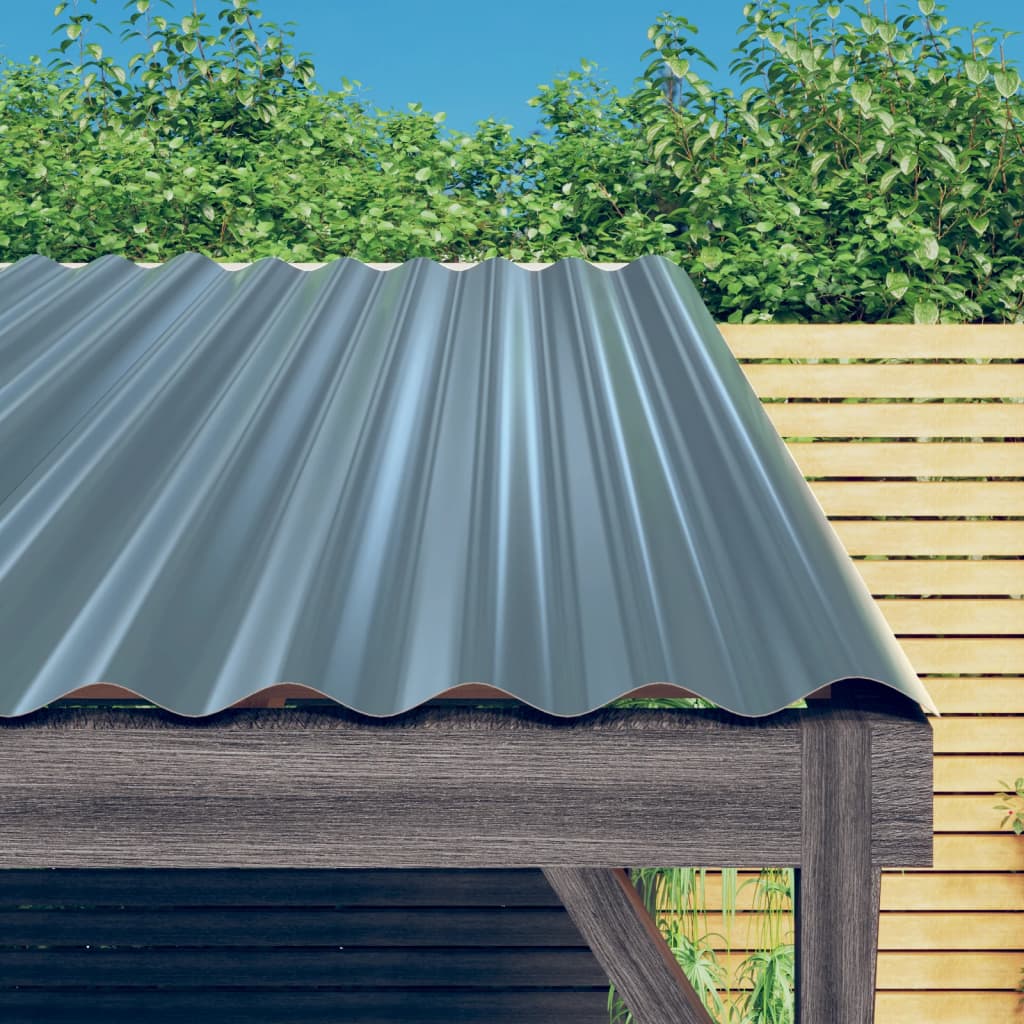 VidaXL roof panels 36 st 60x36 cm powder -coated steel gray