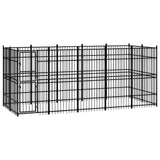 Vidaxl Dog Kennel 9,22 m² Steel