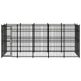 Vidaxl Dog Kennel 9,22 m² Steel