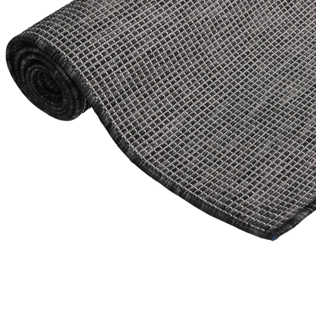 Vidaxl Outside Rug Flat -Woven 200x280 cm Gray