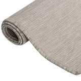 Vidaxl ausserhalb Rugfauto wécke 80x150 cm Taupe