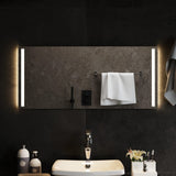 Miroir de salle de bain Vidaxl LED 90x40 cm