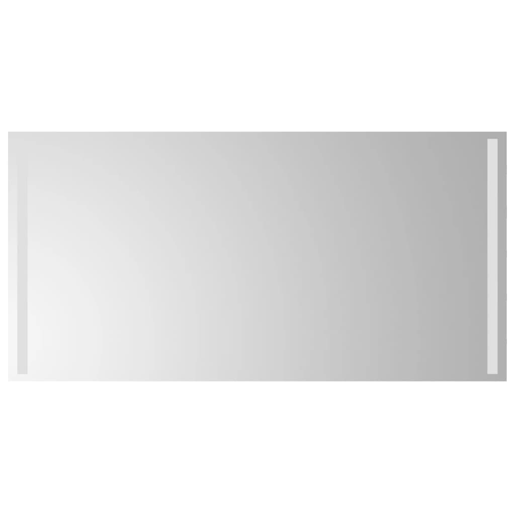 Miroir de salle de bain Vidaxl LED de 100x60 cm