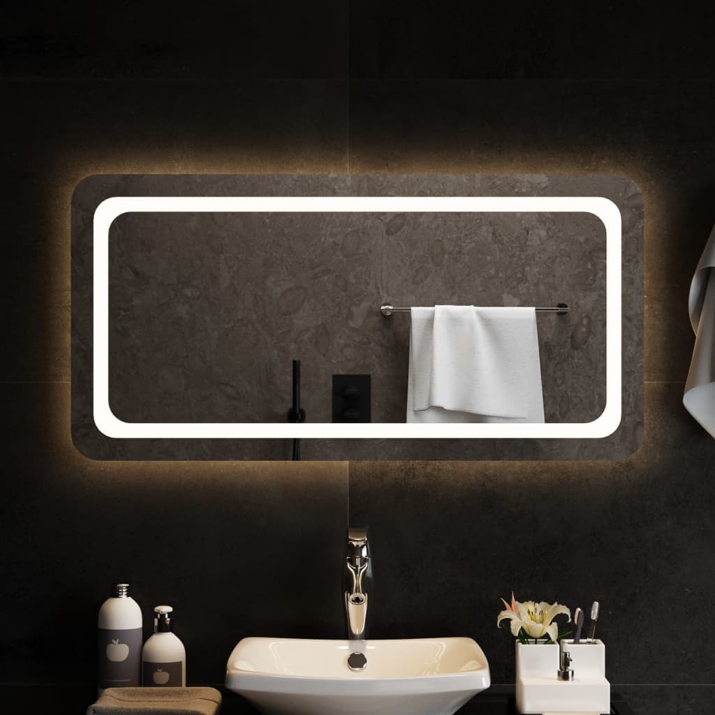 Vidaxl Specchio da bagno LED 100x50 cm