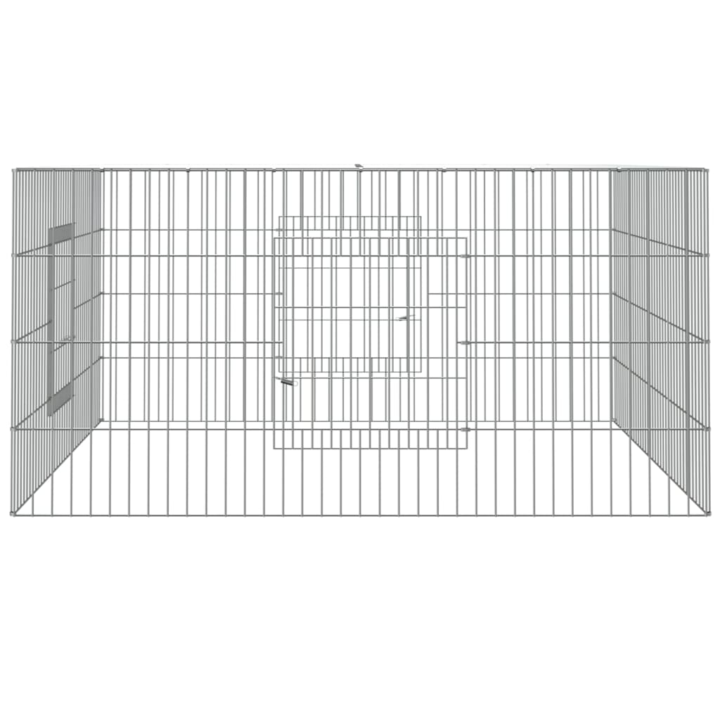 Cage królika Vidaxl 110x110x55 cm ocynkowane żelazo