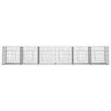 Cage de lapin vidaxl avec 6 panneaux 327x79x54 cm fer galvanisé