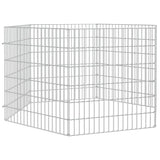 Vidaxl Animal Shelter 6 Pannelli 54x60 cm Galvanizzato