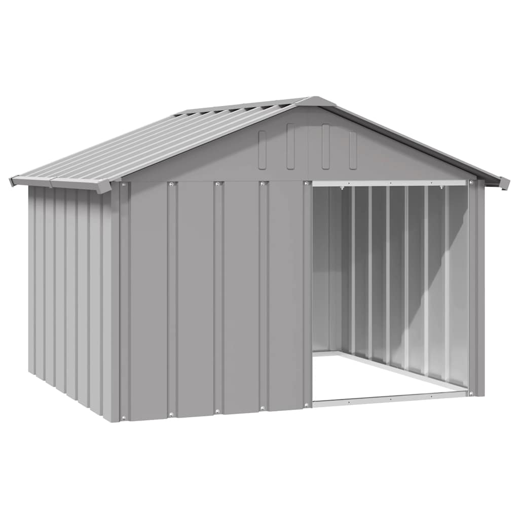 Loft Vidaxl ps 116.5x103x81,5 cm Galvanizovaná ocel šedá