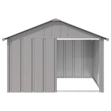 Loft Vidaxl ps 116.5x103x81,5 cm Galvanizovaná ocel šedá