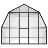 Vidaxl Greenhouse avec cadre de base 12,63 m² Aluminium anthracite -colored