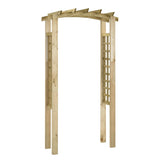 Vidaxl Garden Arch 110x60x210 cm impregnowana sosna stała