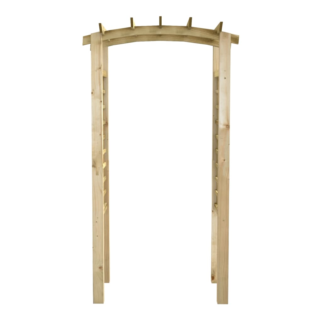 Vidaxl Garden Arch 110x60x210 cm impregnowana sosna stała