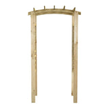 Vidaxl Garden Arch 110x60x210 cm impregnowana sosna stała