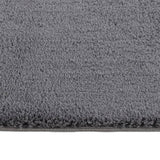 Tapis vidaxl lavable à pôle court antidérapant 120x170 cm anthracite