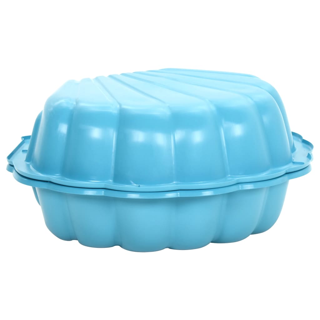 Vidaxl Sandboxes 2 pcs 77x87x21 cm plastic blue