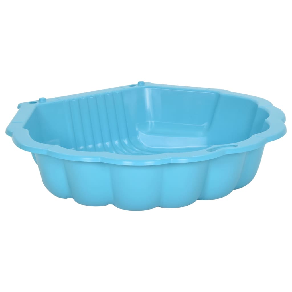 Vidaxl Sandboxes 2 PCS 77X87X21 CM de plástico azul