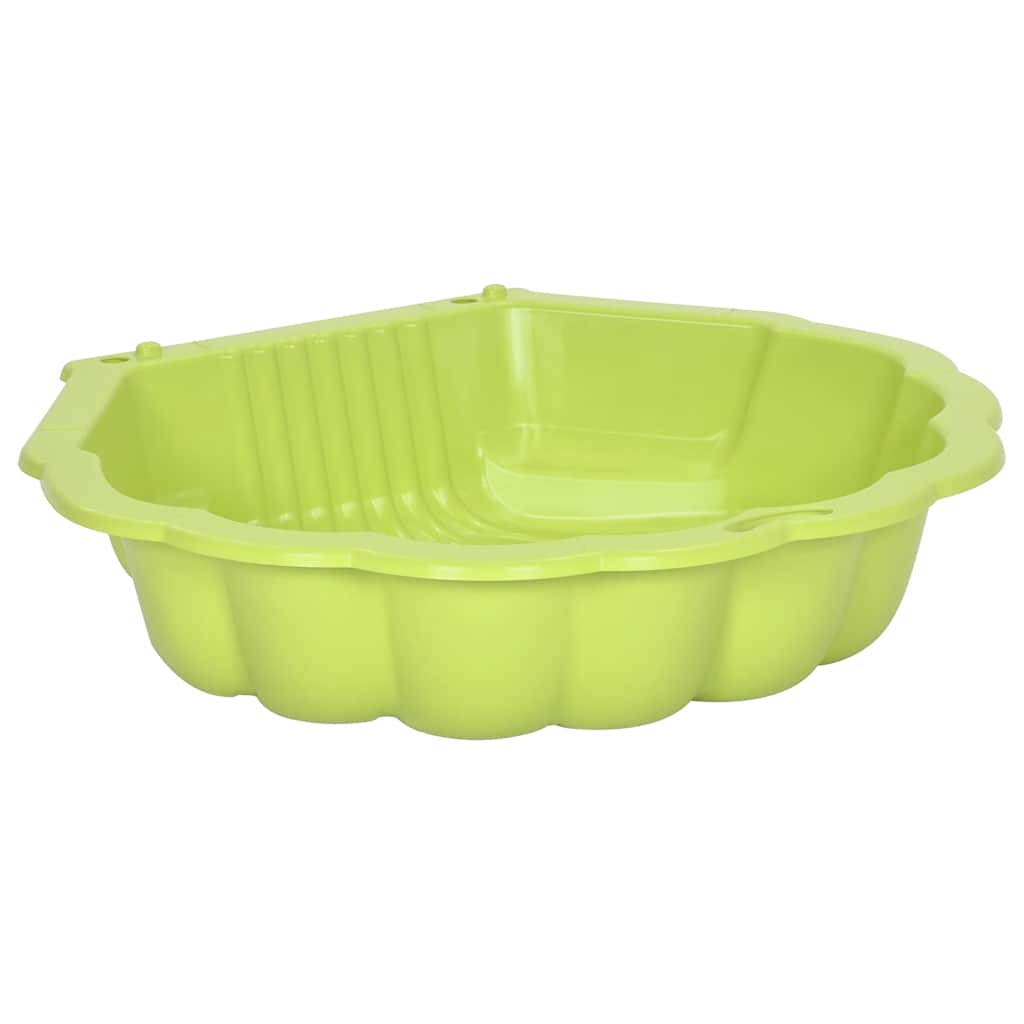 Vidaxl Sandboxes 2 pcs 77x87x21 cm plastic green