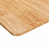 VIDAXL WASHBAIN TABELLE 100X60X1,5 cm behandeltes massives Holz hellbraun