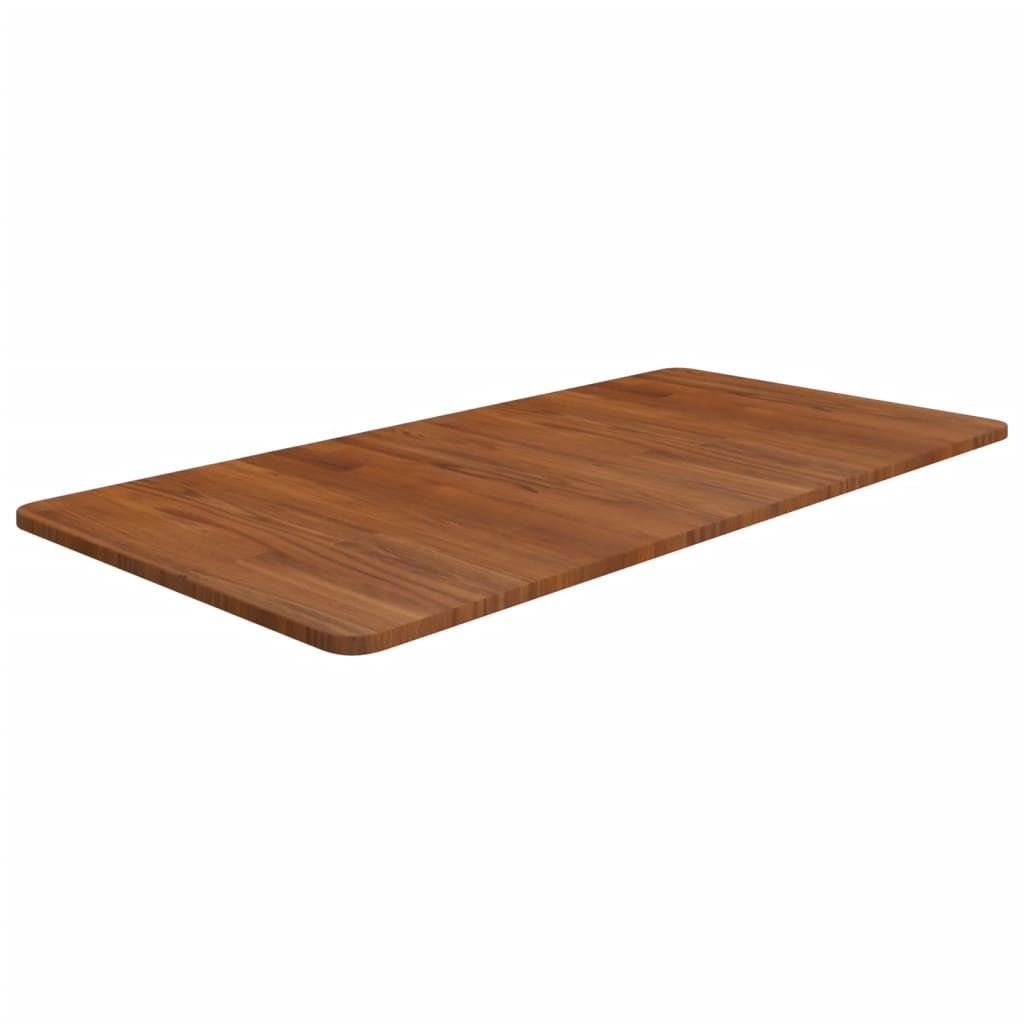 Vidaxl wastbasin Table 100x50x1.5cm behandelt Fest mat Holz donkelbrong