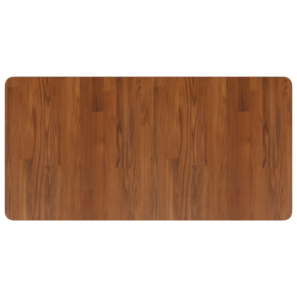 Vidaxl wastbasin Table 100x50x1.5cm behandelt Fest mat Holz donkelbrong