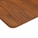 Vidaxl wastbasin Table 100x50x1.5cm behandelt Fest mat Holz donkelbrong