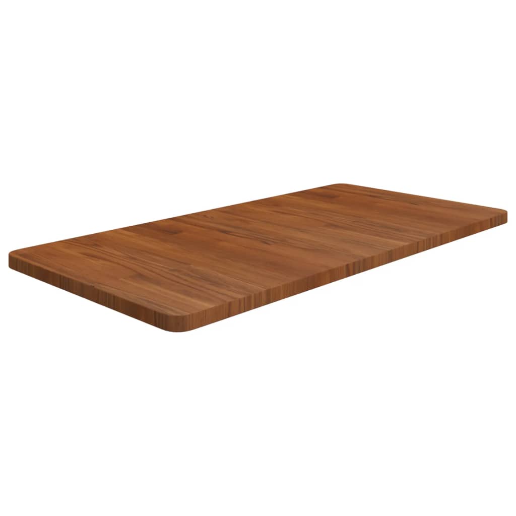 Vidaxl Waschtisch 100x50x2,5 cm behandeltes massives Holz dunkelbraun