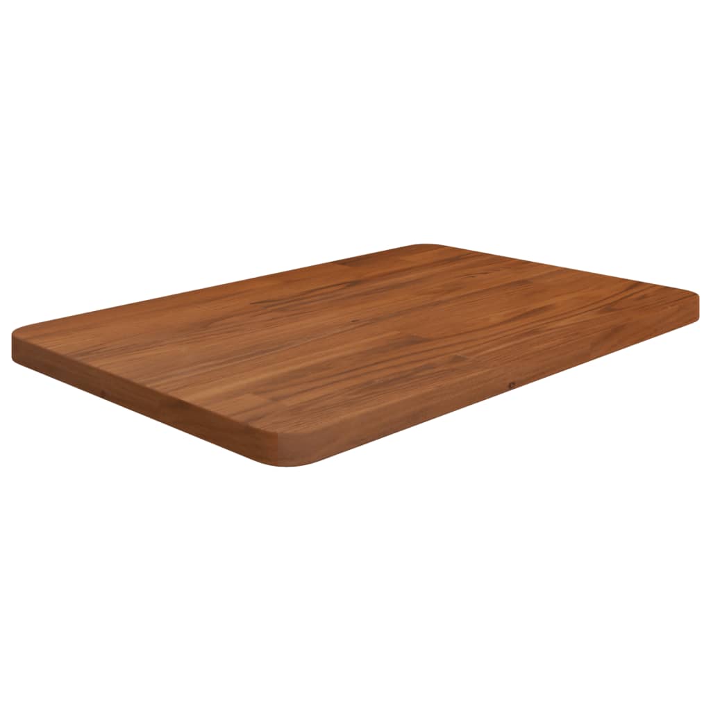 Vidaxl Washbasin Blat 60x40x2,5 cm behandelt de staarke Holz donkelbrong behandelt