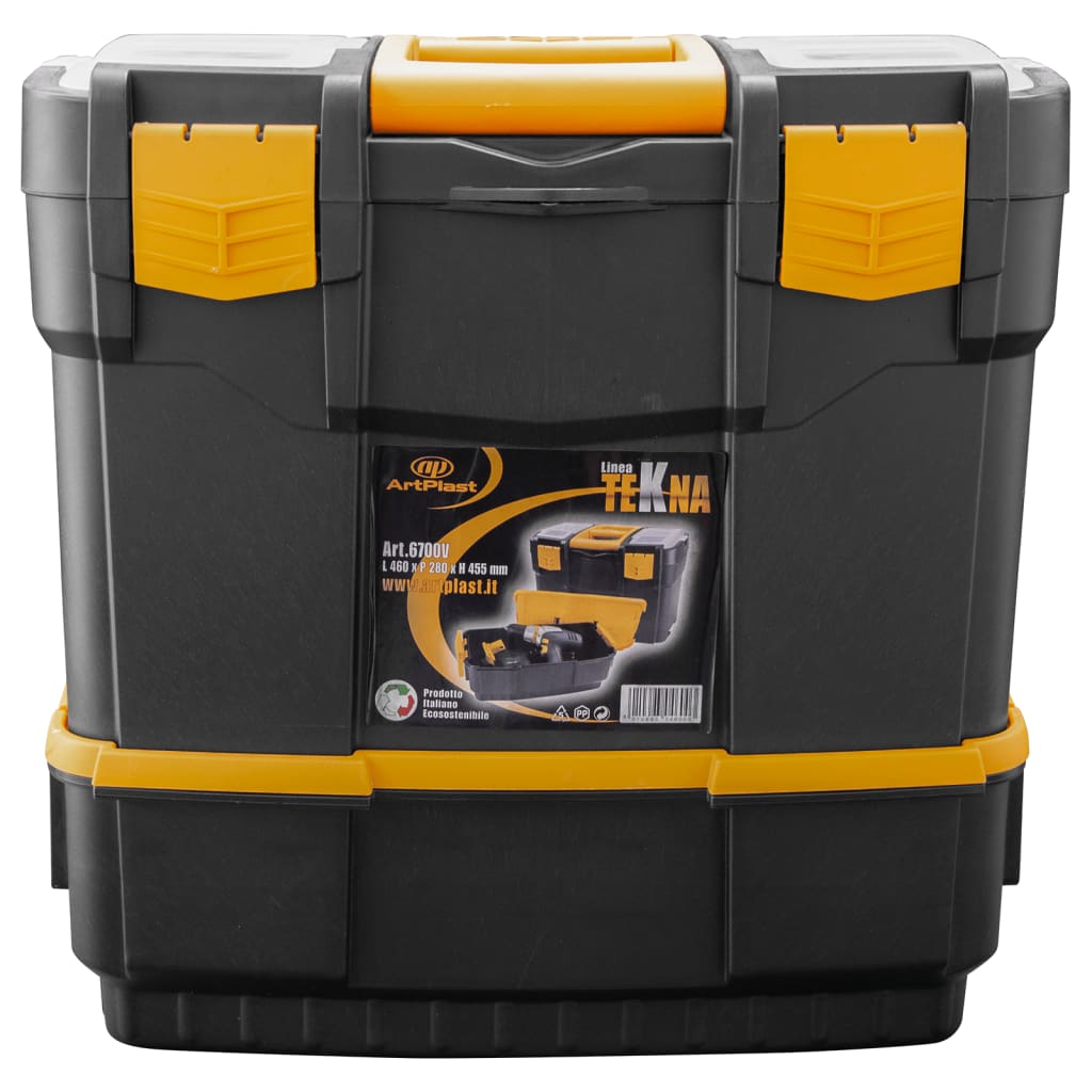 Vidaxl toolbox 460x280x455 mm polypropene