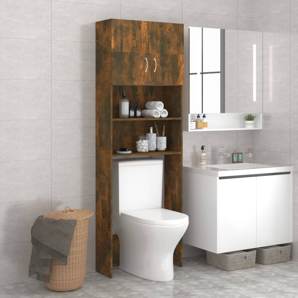 Vidaxl Washing Machine Cabinet 64x25.5x190 cm Oak colorato