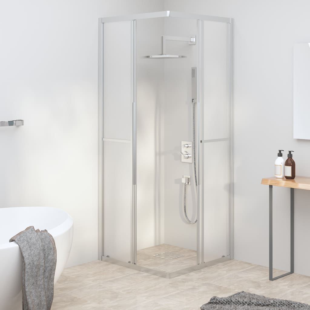 Vidaxl Shower Cubicle 70x70x180 cm Matte ESG