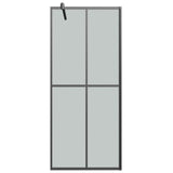 Vidaxl Walk -En Shower Screen 80x195 cm de temperamento oscuro