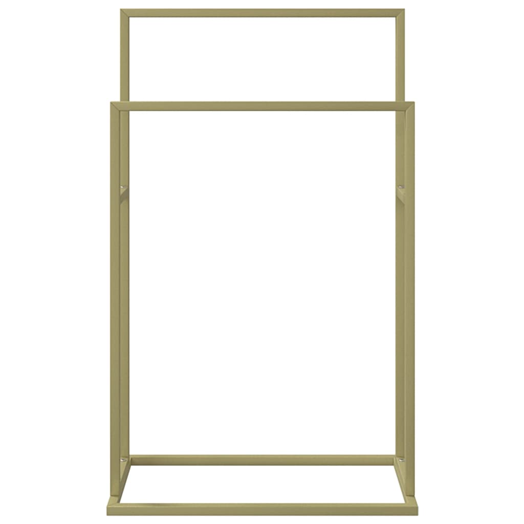 Porta asciugamano Vidaxl staccata 48x24x78,5 cm di colore in oro