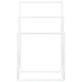 Rack de serviette Vidaxl détaché 48x24x79 cm Blanc