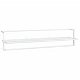 Rack de serviettes Vidaxl 95x25x22 cm Blanc