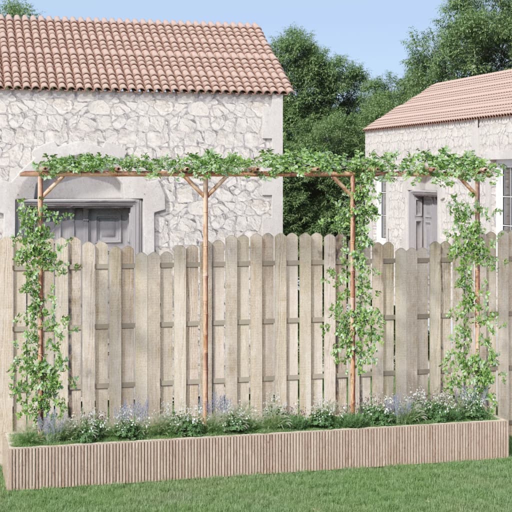 Vidaxl Pergola 385x40x205 cm Bambus