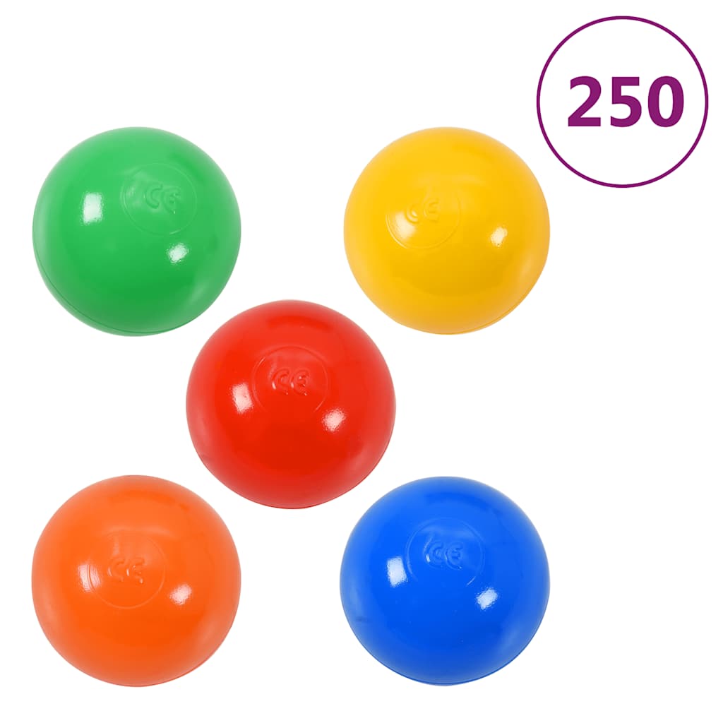 Vidaxl Playballs 250 St Multi -färgade