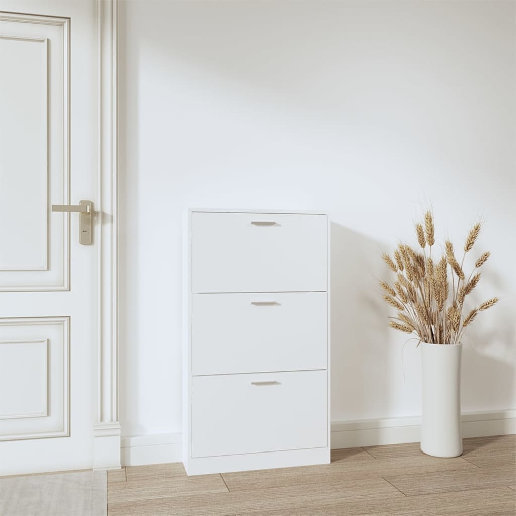 Vidaxl Schong Cabinet 59x17x108 cm veraarbechte Holzwäsch