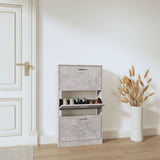 Vidaxl Shoe Cabinet 59x17x108 cm Behandlet træbetonpris