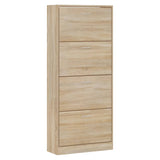 VidaXL shoe cabinet 63x24x147 cm Properted wood Sonoma Oak colored