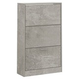 VidaXL shoe cabinet 63x24x103 cm processed wood concrete price