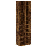 VidaXL Shoe cabinet 54x34x183 cm Properted wood Smoked oak colored