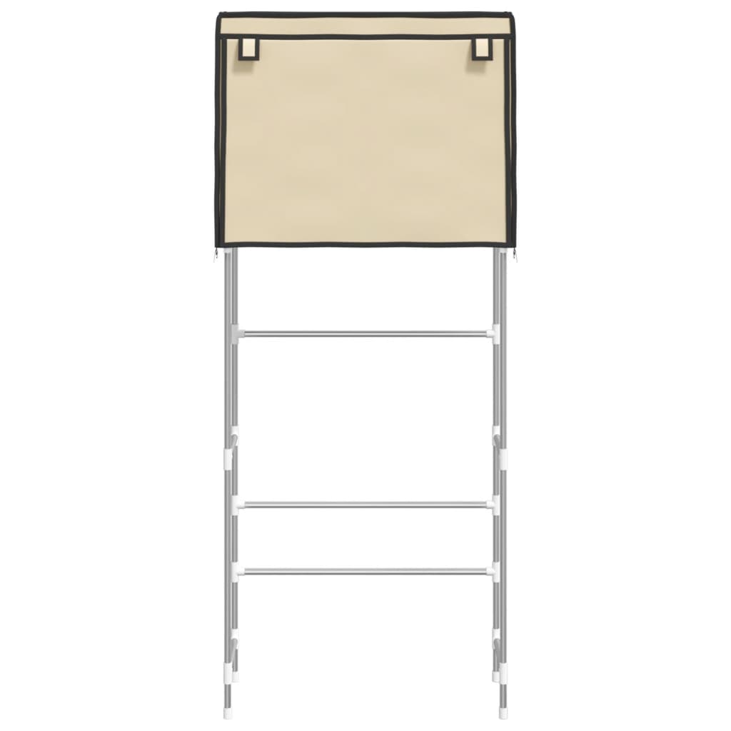 Vidaxl Späichere Rack fir Bongen Wäschmaschinn 2-Layer 71x29.5x170.5 cm Eisen