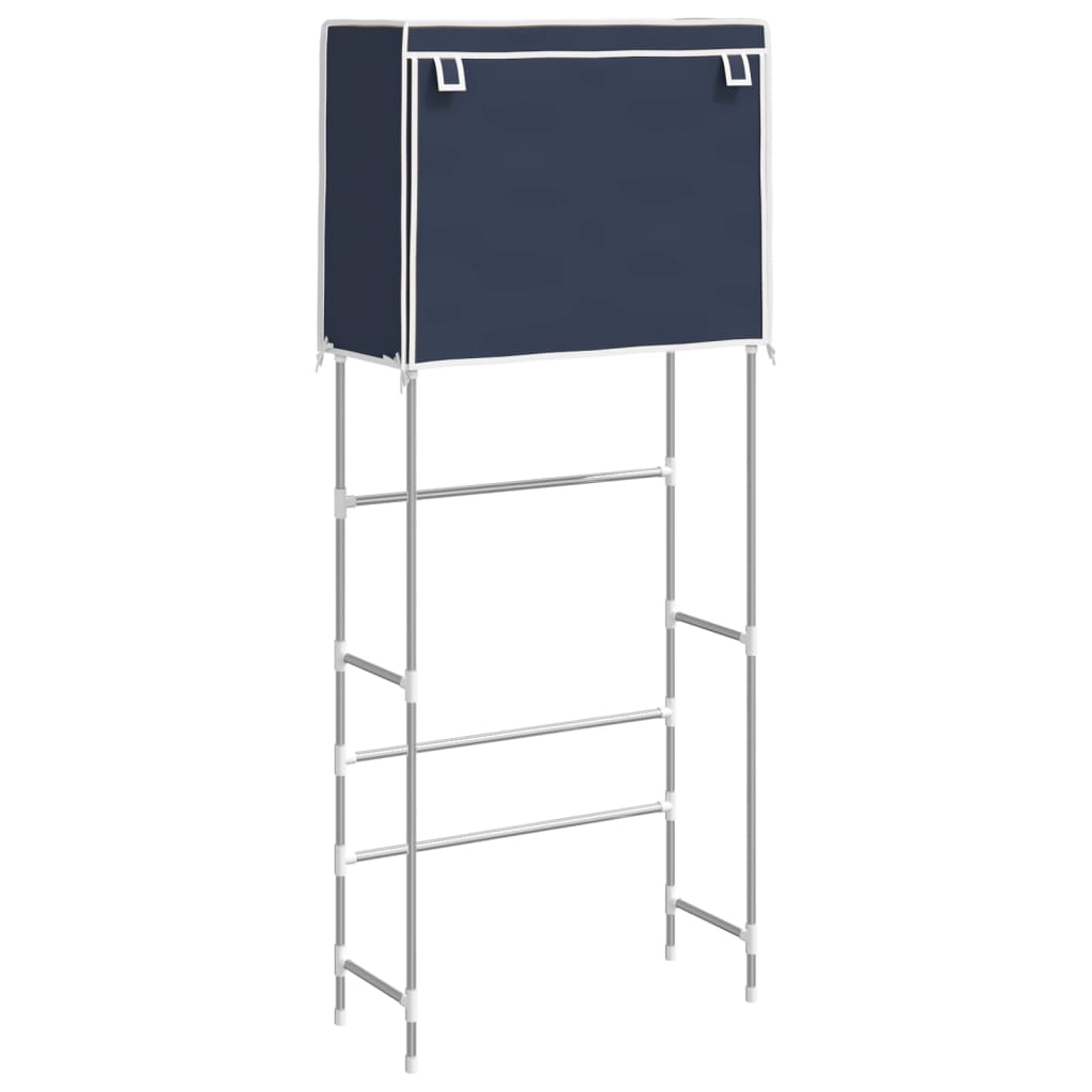 Vidaxl Späichere Rack fir Bongen Wäschmaschinn 2-Layer 71x29.5x170.5 cm blo