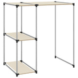 Vidaxl Storage Rack per lavatrice Boven 87x55x90,5 cm Crema di ferro -colore