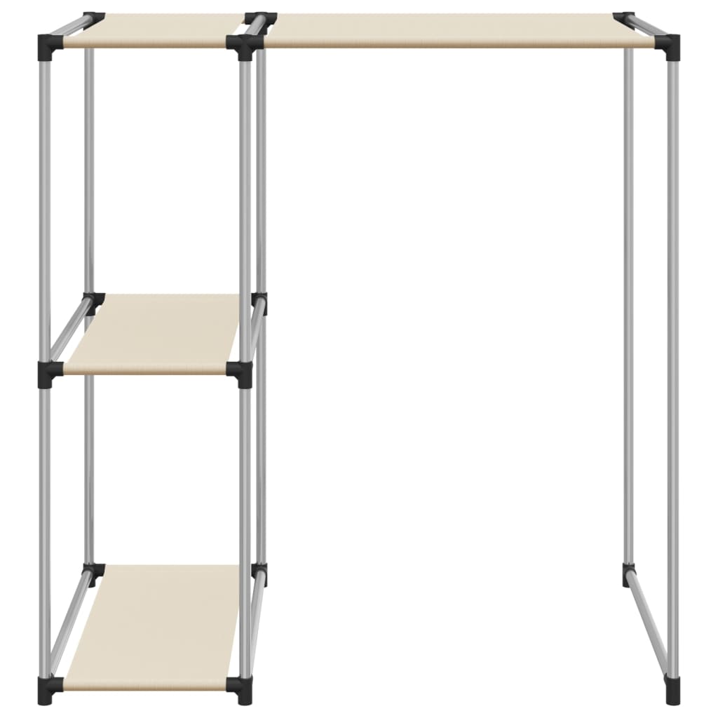 Vidaxl Storage Rack per lavatrice Boven 87x55x90,5 cm Crema di ferro -colore