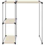 Vidaxl Storage Rack per lavatrice Boven 87x55x90,5 cm Crema di ferro -colore