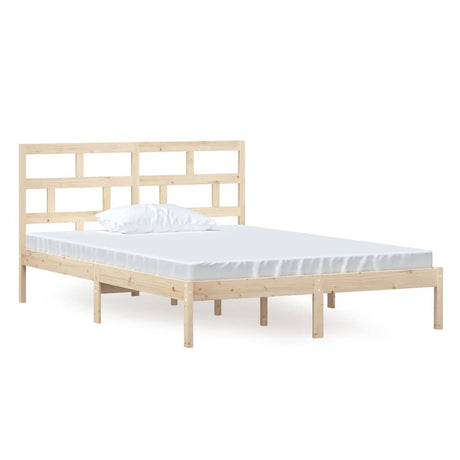 Vidaxl bedframe massief grenenhout 140x200 cm