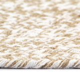 Vidaxl Rug Handmade 180 cm jute vit och brun