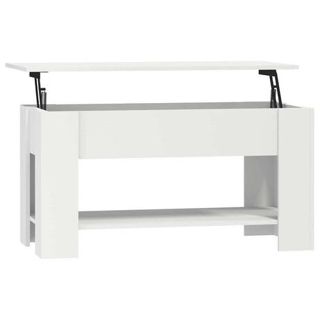 Vidaxl salontafel 101x49x52 cm bewerkt hout wit